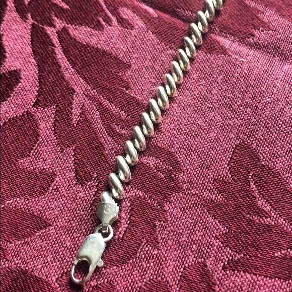 Sterling Silver bracelet made in Italy - Picture 5 of 8